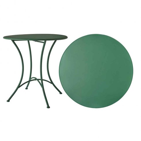 Utebord Amalfi, diameter 70 cm, grønt