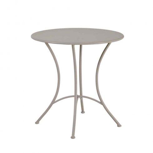 Utebord Amalfi, diameter 70 cm, lin