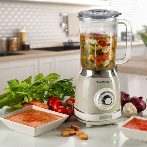 Ariete vintage-blender 1,5 liter, beige