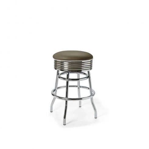Diner barstol vintage 66 cm utan rygg army