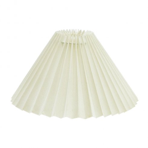 Astrid plissert kremhvit 35 cm – Pr Home