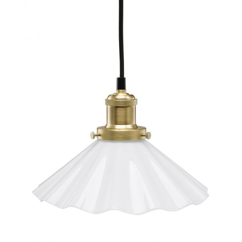 August vinduslampe Opal, bølget, 25 cm – Pr Home