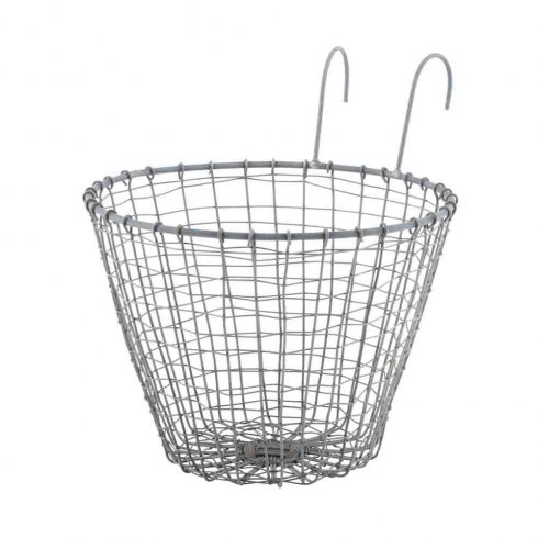 Balkongkurv til oppheng, metall, Ø 19 cm