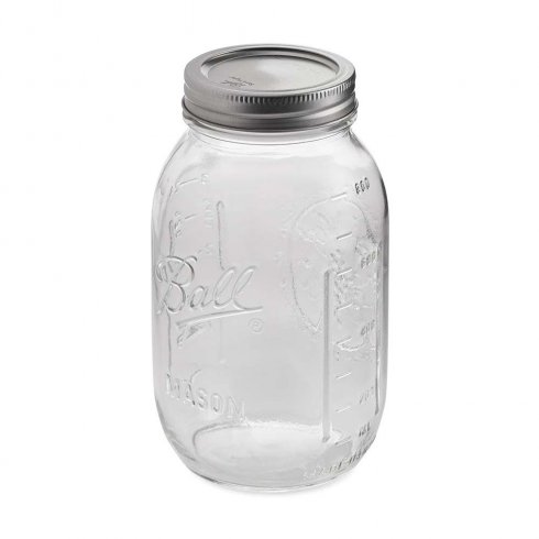 Mason-krukke – Quart 0,9 liter – Vanlig åpning