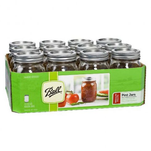 Mason-krukke – Pint 0,47 liter – Standard åpning