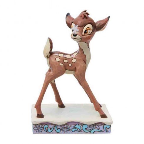 Disney-figur: Bambi med snøfnugg