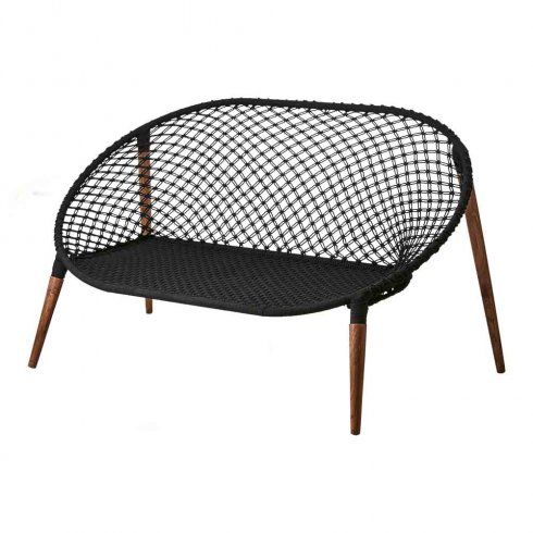 Elof-sofa, svart, Affari of Sweden
