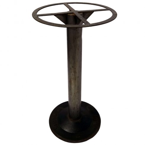 Barbordben i klarlakkert jern, 102 cm