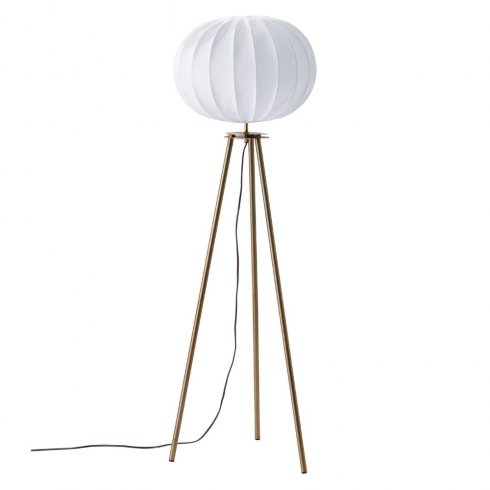 Stativ med flat fot, antikk messing, 125 cm – Pr Home
