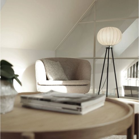 Stativ med flat bunn, matt svart, 125 cm – Pr Home