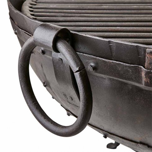 GRILL Ildkurv Ø 65 cm Brun