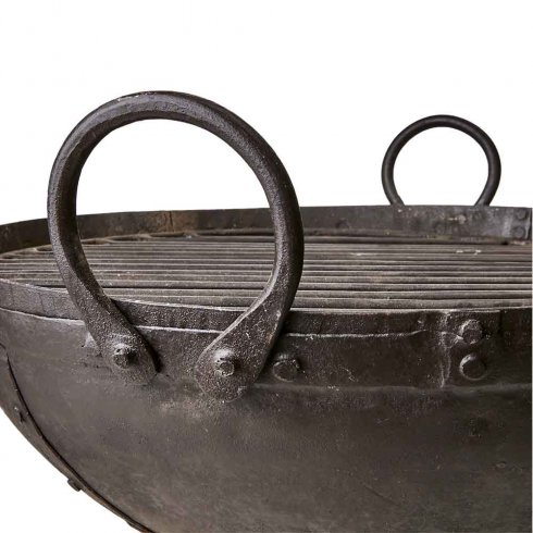 GRILL Ildkurv Ø 50 cm Brun
