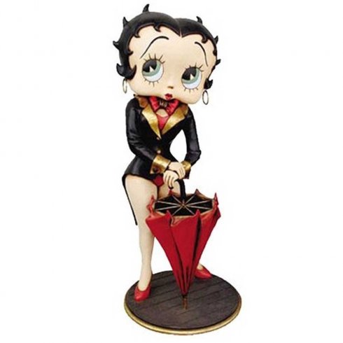 Betty Boop-statue på Umbella-stativ, 165 cm