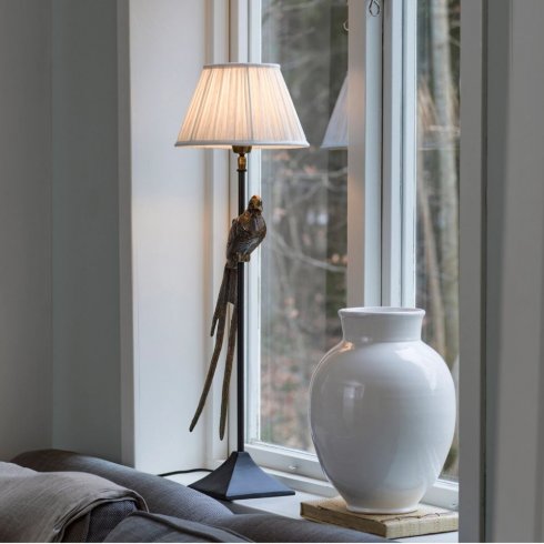 Birdie lampestativ, svart/messing, 70 cm – Pr Home