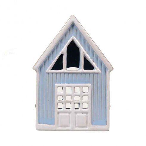 Keramikkhus Blå mini 10 cm