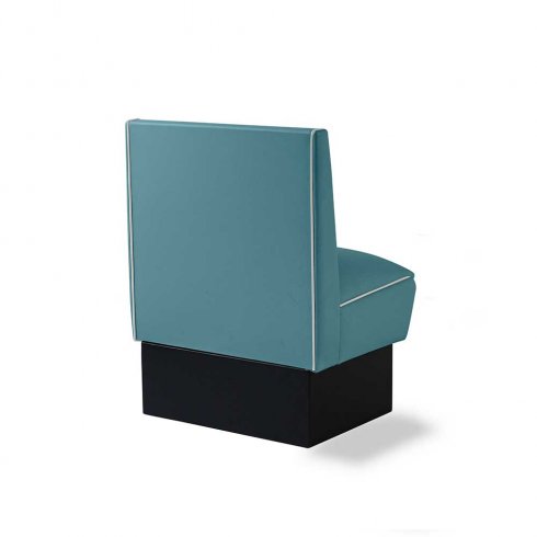 Diner-sittebås – retro-sofa, endeelement 70 cm