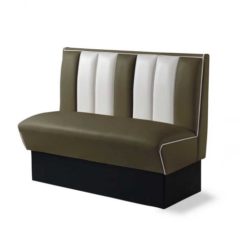 Diner-sitteboks – retro-sofa 120 cm / stk.
