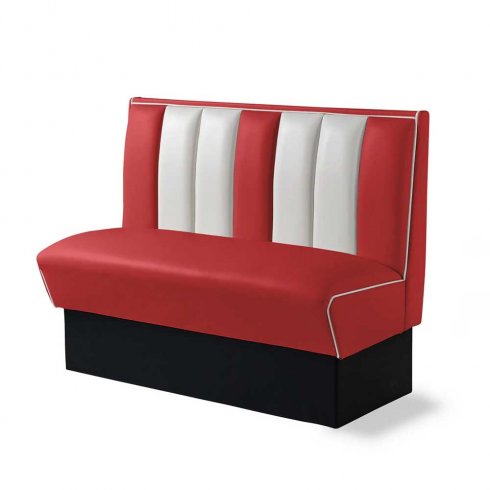 Diner-sitteboks – retro-sofa 120 cm / stk.