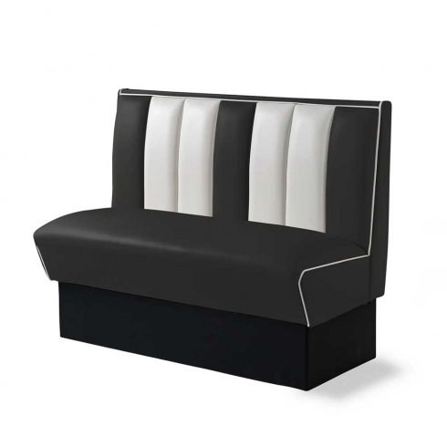 Diner-sitteboks – retro-sofa 120 cm / stk.