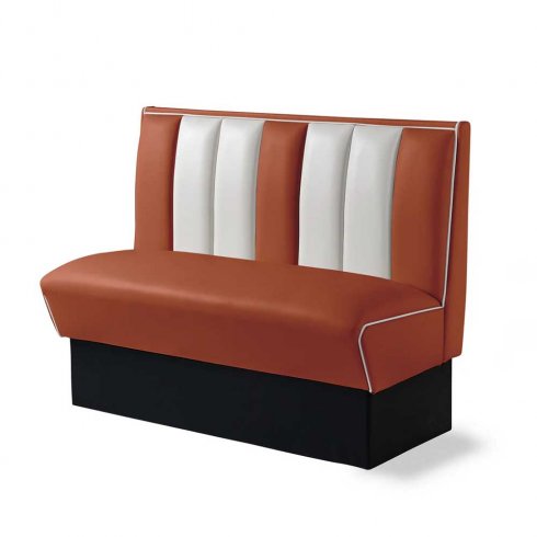 Diner-sitteboks – retro-sofa 120 cm / stk.