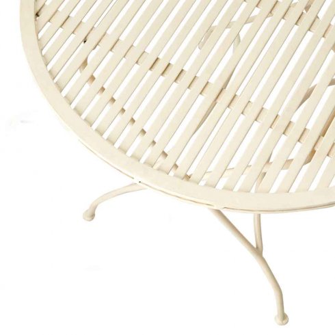 Bornholm utebord Ø 61 Beige