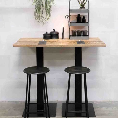Bordplate i mangotre, 130 x 70 cm