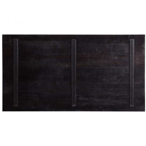 Bordplate i svart mangotre, 130 x 70 cm
