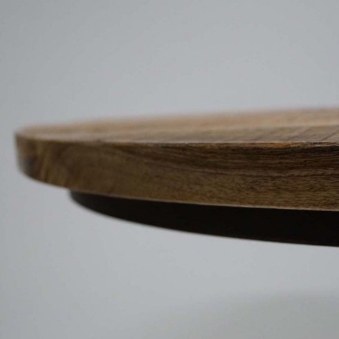 Rund bordplate i mangotre, Ø 70 cm