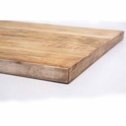 Sandblåst, lett bordplate 70 x 70 cm