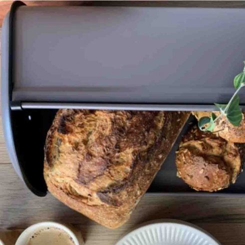 Brødboks Grå Plint