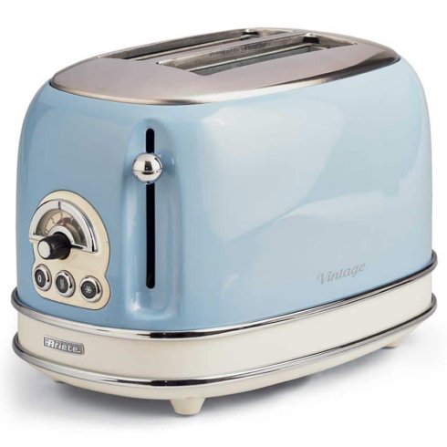 Ariete vintage brødrister i retrostil, blå