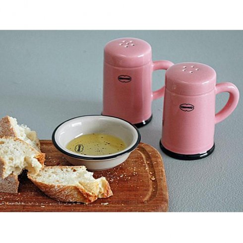 Salt- og pepperbøsser i retrostil – Rosa