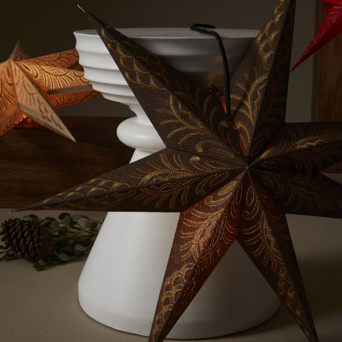 Celeste Star Brun/Gull 60 cm – Pr Home