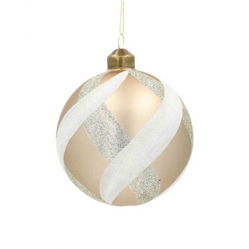 Julekuler, 4-pakning, Celyn, 10 cm