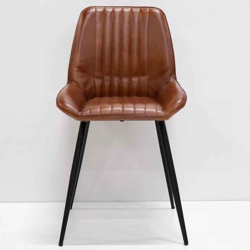 Spisestol «Comfort» i skinn fra Trademark Living