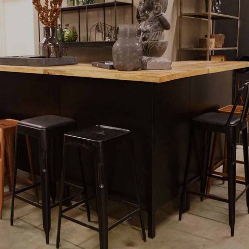 Barstol Copenhagen Svart Trademark Living