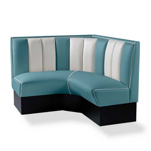 Diner-sittegruppe – retro-sofa 120 cm, hjørne