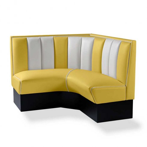 Diner-sittegruppe – retro-sofa 120 cm, hjørne