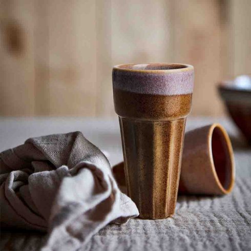 Costa kaffekopp Senapsgul/flerfarget