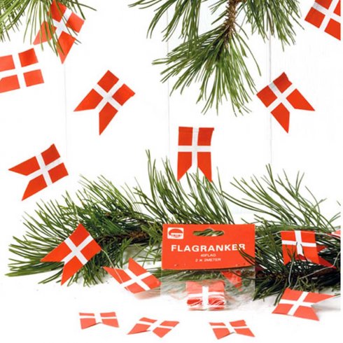Flagggirlande Danmark