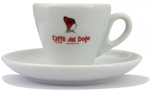 Del Doge espressokopp, 6-pakning med fat
