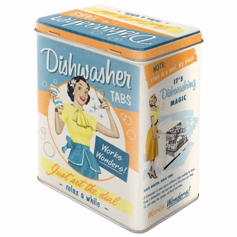 Oppvaskmiddelboks i retrostil, 3 liter