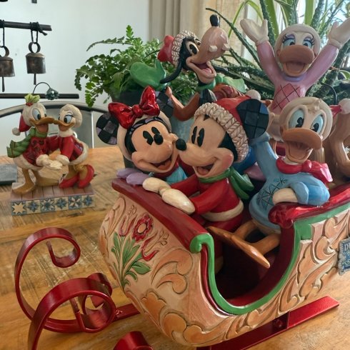 Disney-figur: Kalle og vennene i sleden