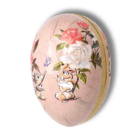 Disney-påskeegg i gammeldags stil, 15 cm, rosa, 1 stk.