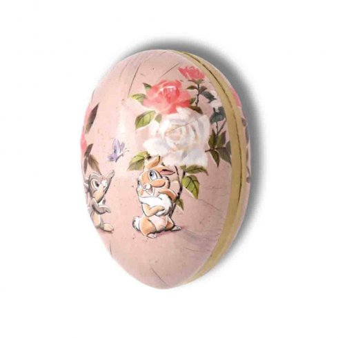 Disney-påskeegg i gammeldags stil, 15 cm, rosa, 1 stk.