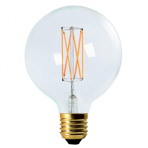 Lyskilde Elect Led Filament Glob Klar Ø 12,5 cm E27
