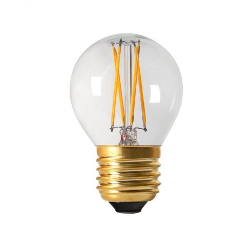 Lyskilde Elect Led Filament Kule, klar, Ø 4,5 cm, E27