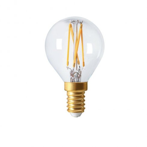 Lyskilde Elect Led Filament Kule, klar, Ø 4,5 cm, E14