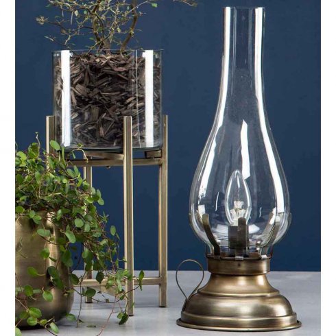 Lampe, El Antik, messing