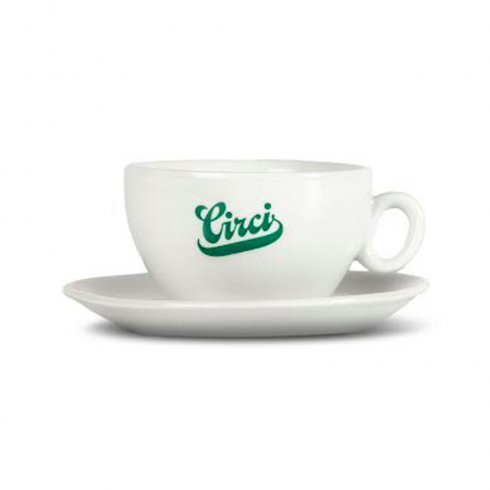 Circi espressokopp, 6-pakning med fat